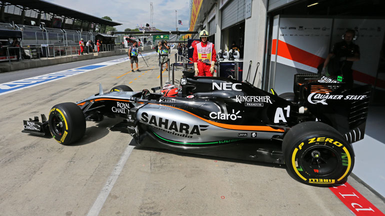 Φτερά έκανε ένα από τα τιμόνια της Force India!
